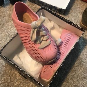 Pink Mini Melissa sneakers